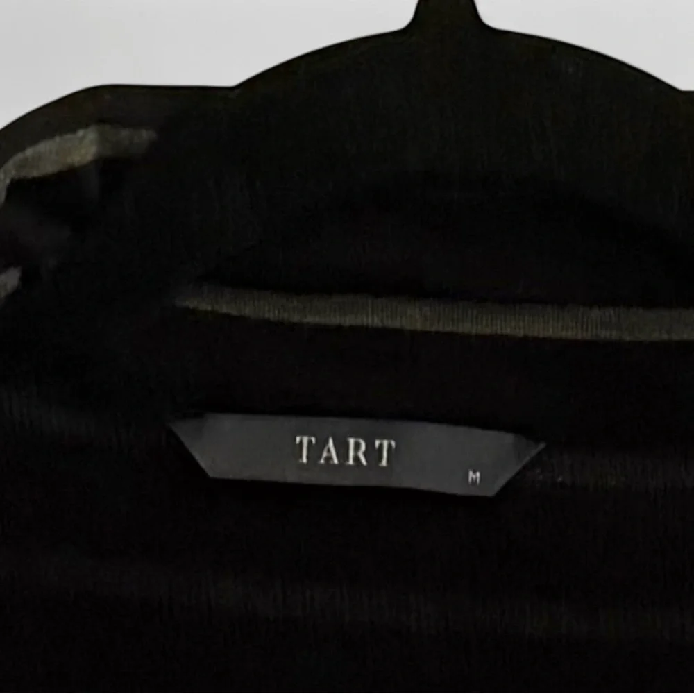 Tart Maternity Black and Gray Striped Jersey Blazer | Size Medium - Picture 3 of 4